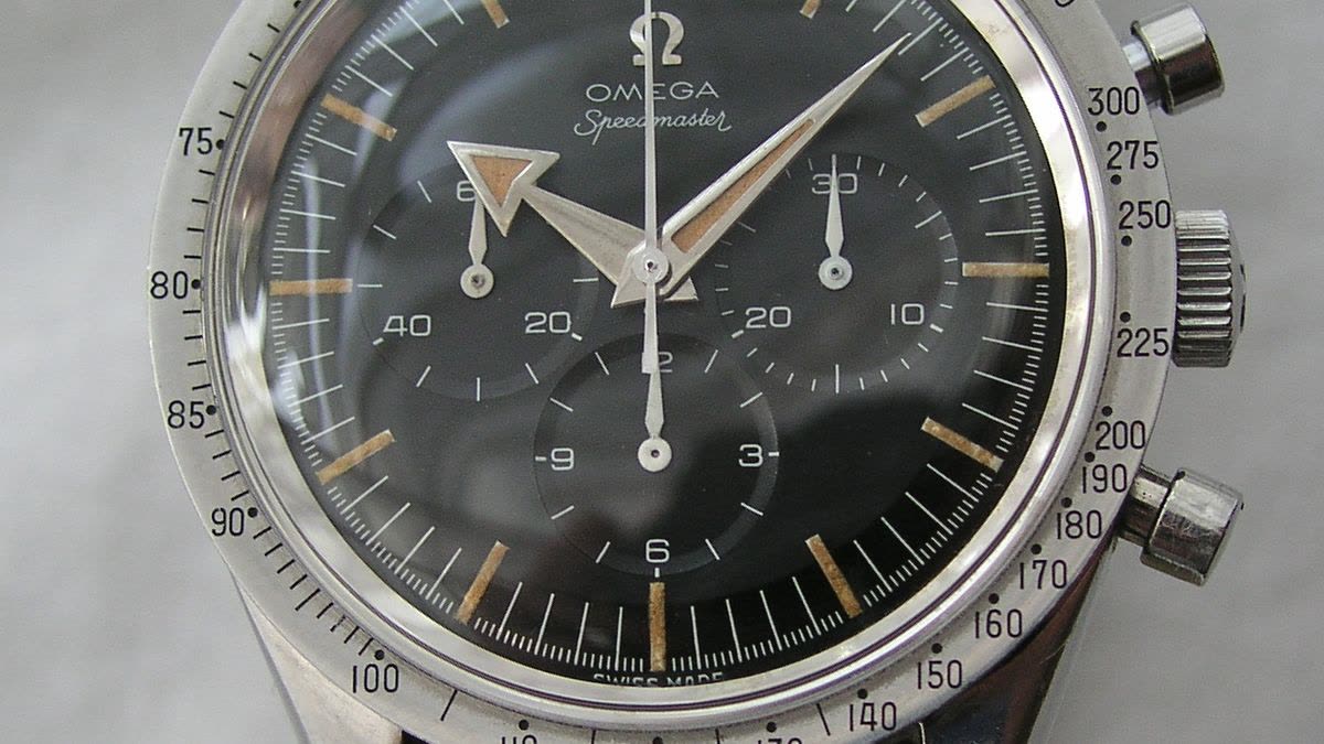 Omega Speedmaster CK 2915 with Broad Arrow hands and steel tachymeter bezel
