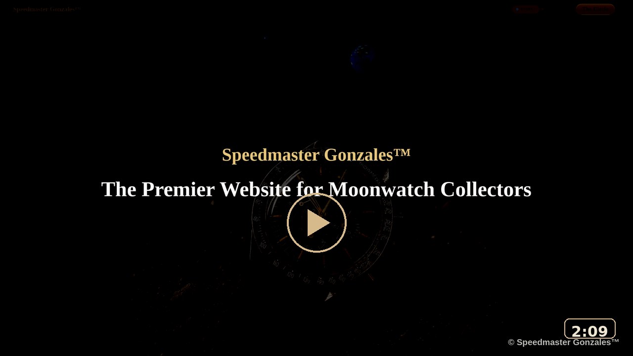 Preview of the 5-minute guided video tour of speedmastergonzales.com